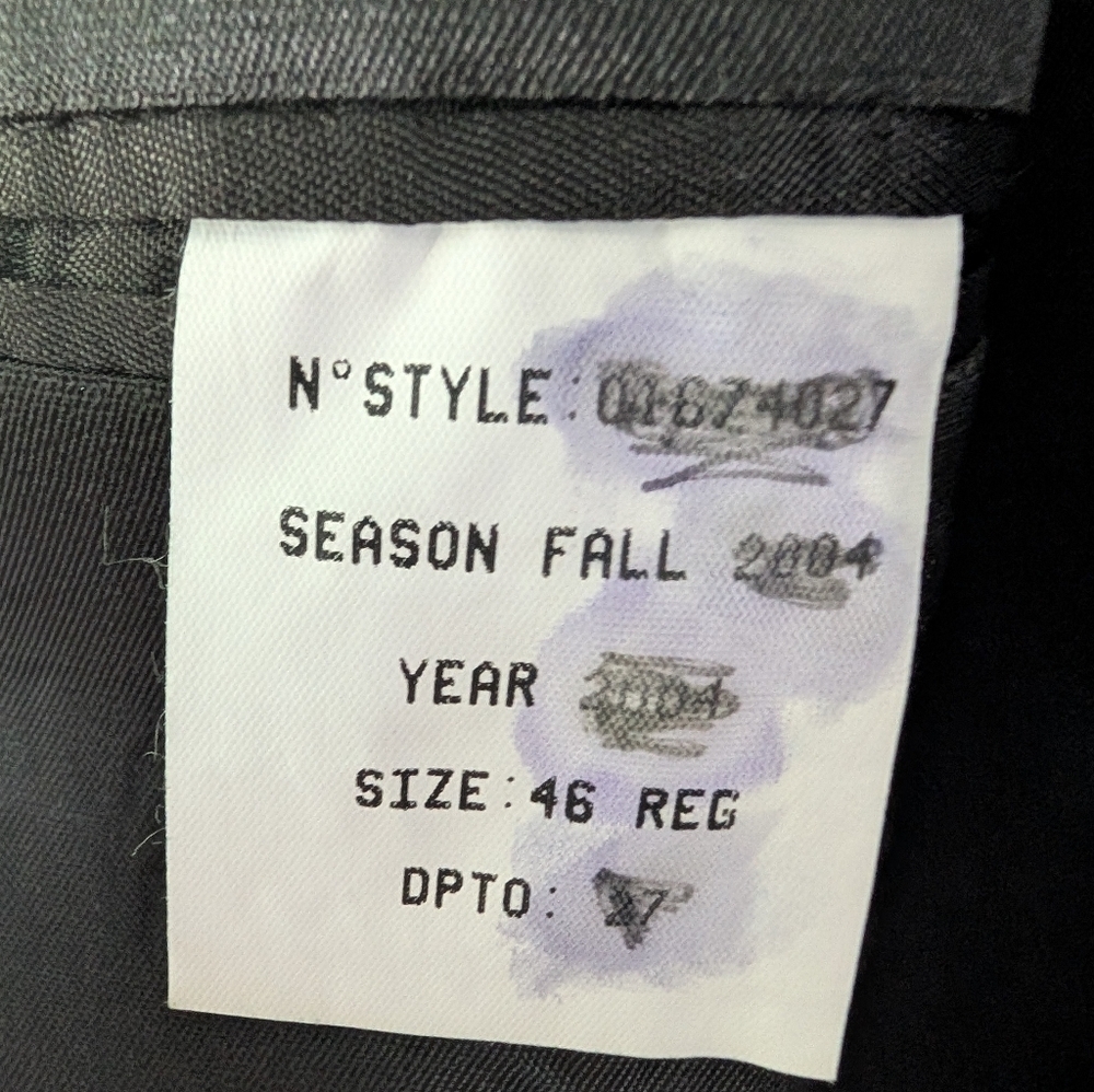 Brooks Brothers 346 Vintage 100% Cashmere Black Men's Blazer 46R - Picture 5 of 6